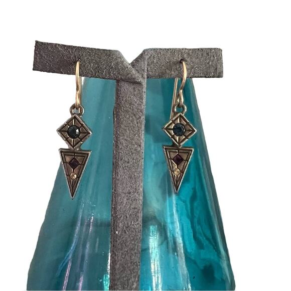 Patricia Locke Crystal Earrings - Picture 1 of 5